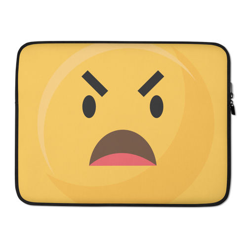 15″ Shock Emoji Laptop Sleeve by Design Express