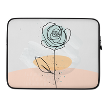 15 in Pasty Flower Line Laptop Sleeve by Design Express