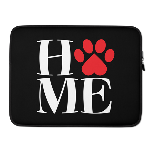 15 in Home (Pet Lover) Funny Laptop Sleeve by Design Express