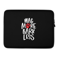 15 in Wag More Bark Less (Dog lover) Funny Laptop Sleeve by Design Express