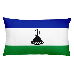 Default Title Lesoto Flag Allover Print Rectangular Pillow Home by Design Express