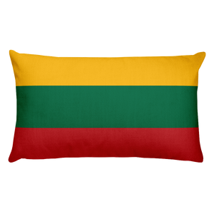 Default Title Lithuania Flag Allover Print Rectangular Pillow Home by Design Express
