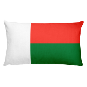 Default Title Madagascar Flag Allover Print Rectangular Pillow Home by Design Express