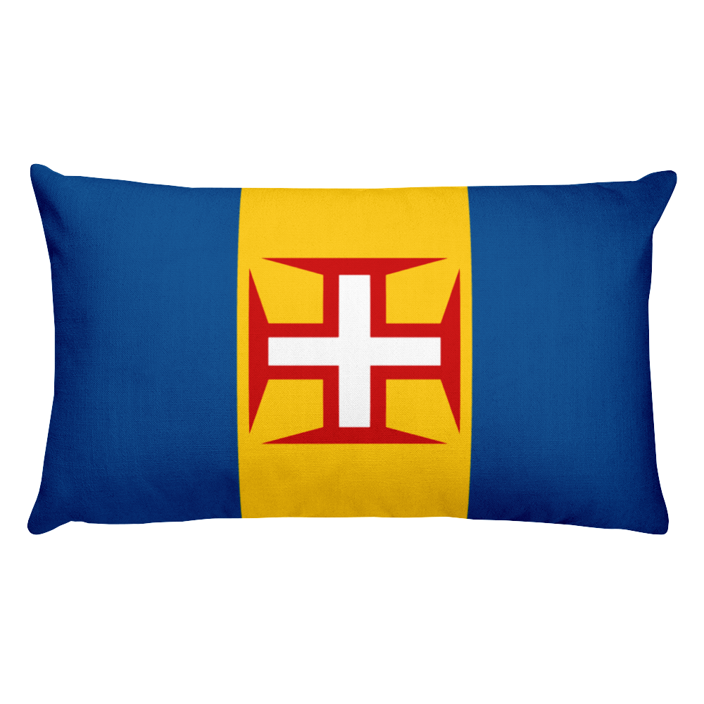 Default Title Madeira Flag Allover Print Rectangular Pillow Home by Design Express