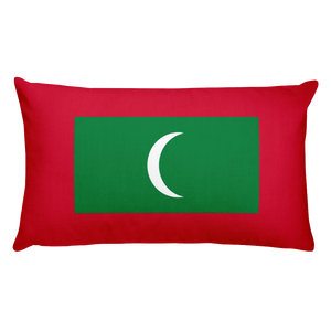 Default Title Maldives Flag Allover Print Rectangular Pillow Home by Design Express
