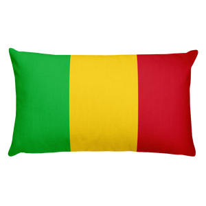 Default Title Mali Flag Allover Print Rectangular Pillow Home by Design Express