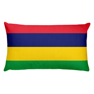Default Title Mauritius Flag Allover Print Rectangular Pillow Home by Design Express