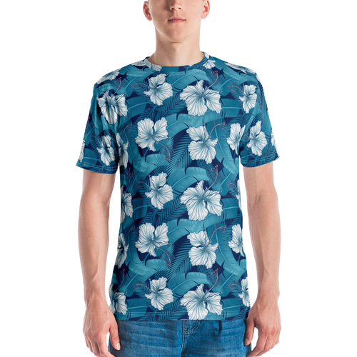 XS Hibiscus Leaf Men's T-shirt by Design Express