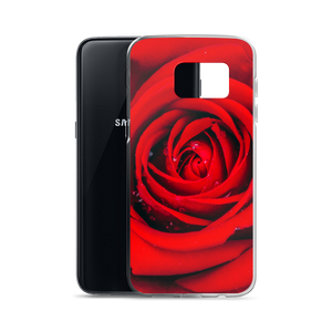 Fresh Red Rose Samsung Case by Design Express