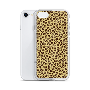 Yellow Leopard Print iPhone Case by Design Express