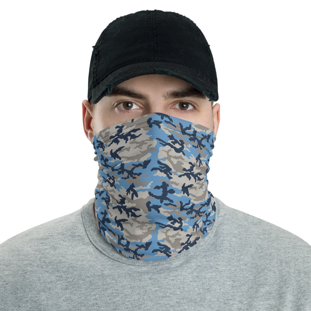 Default Title Blue Forest Camo Neck Gaiter Masks by Design Express