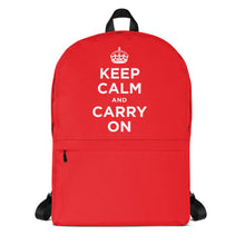 Default Title Keep Calm and Carry On 01 Backpack by Design Express