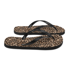 Golden Leopard Flip-Flops by Design Express
