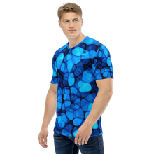 Crystalize Blue Men's T-shirt by Design Express