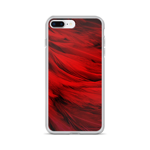 iPhone 7 Plus/8 Plus Red Feathers iPhone Case by Design Express