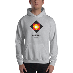 Sport Grey / S Germany "Diamond" Hooded Sweatshirt by Design Express