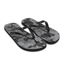 Grey Black Camoline Flip-Flops by Design Express