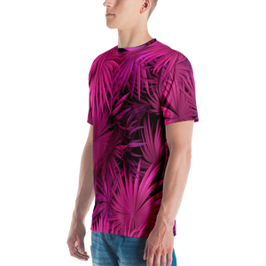 Pink Palm Men's T-shirt by Design Express