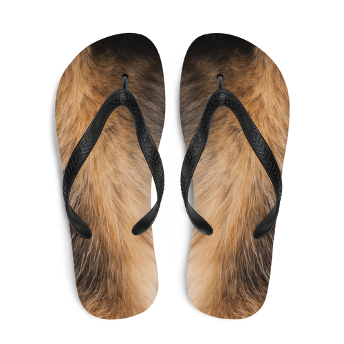 Dog Fur Flip-Flops by Design Express