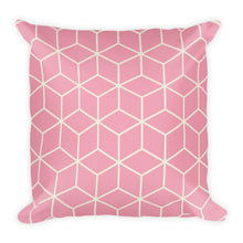 Default Title Diamonds Dusty Rose Square Premium Pillow by Design Express