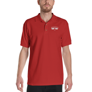 Lifeguard Classic Red Embroidered Polo Shirt by Design Express