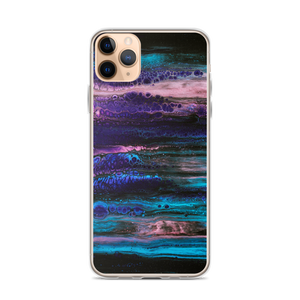 iPhone 11 Pro Max Purple Blue Abstract iPhone Case by Design Express