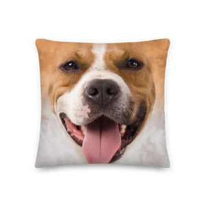 18×18 Pit Bull Dog Premium Pillow by Design Express