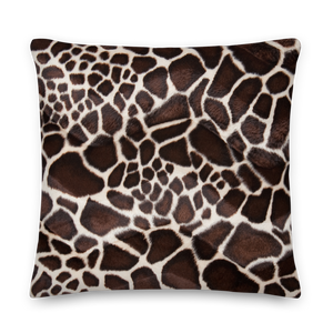 Giraffe Square Premium Pillow by Design Express