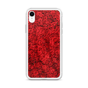 Red Rose Pattern iPhone Case by Design Express