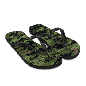 Classic Digital Camouflage Flip-Flops by Design Express