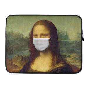 15 in Masker Monalisa Laptop Sleeve by Design Express