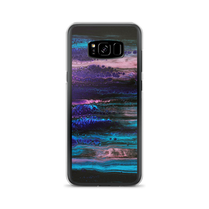 Samsung Galaxy S8+ Purple Blue Abstract Samsung Case by Design Express