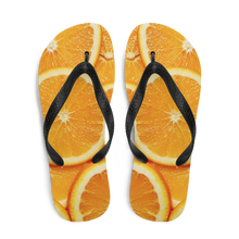 Sliced Orange Flip-Flops by Design Express