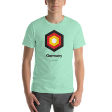 Heather Mint / S Germany "Hexagon" Unisex T-Shirt by Design Express