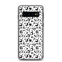 Samsung Galaxy S10 Black & White Leopard Print Samsung Case by Design Express