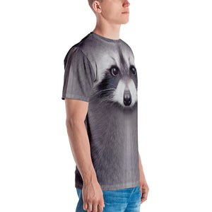 Racoon "All Over Animal" Men's T-shirt All Over T-Shirts by Design Express