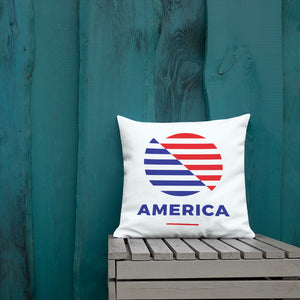 America "The Rising Sun" Square Premium Pillow by Design Express