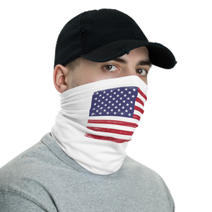 Distressed USA Flag Neck Gaiter Masks by Design Express