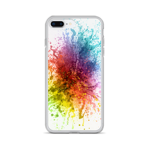 iPhone 7 Plus/8 Plus Rainbow Paint Splash iPhone Case by Design Express