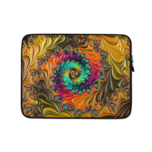 13 in Multicolor Fractal Laptop Sleeve by Design Express
