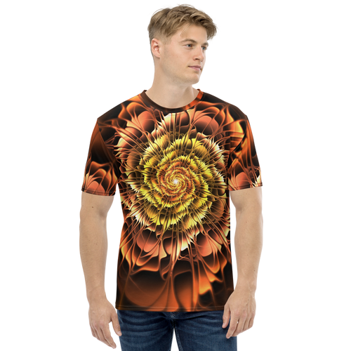 XS Abstract Flower 01 Men's T-shirt by Design Express