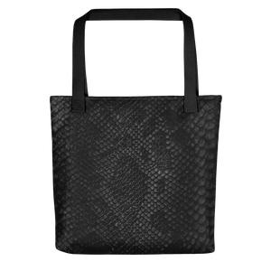 Default Title Black Snake Skin Print Tote Bag by Design Express