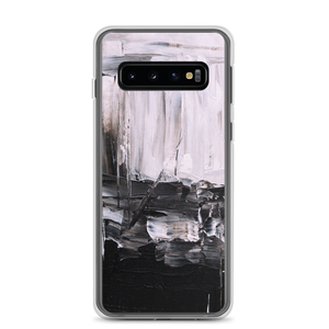 Samsung Galaxy S10 Black & White Abstract Painting Samsung Case by Design Express