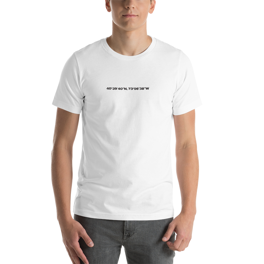 XS New York Unisex White T-Shirt by Design Express