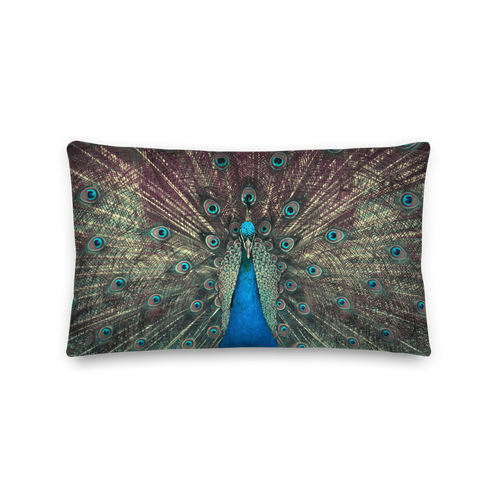 20×12 Peacock Premium Pillow by Design Express