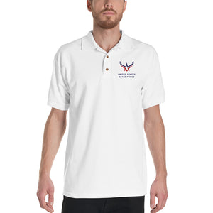 United States Space Force Embroidered Polo Shirt by Design Express