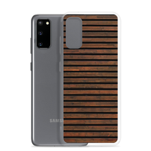 Horizontal Brown Wood Samsung Case by Design Express