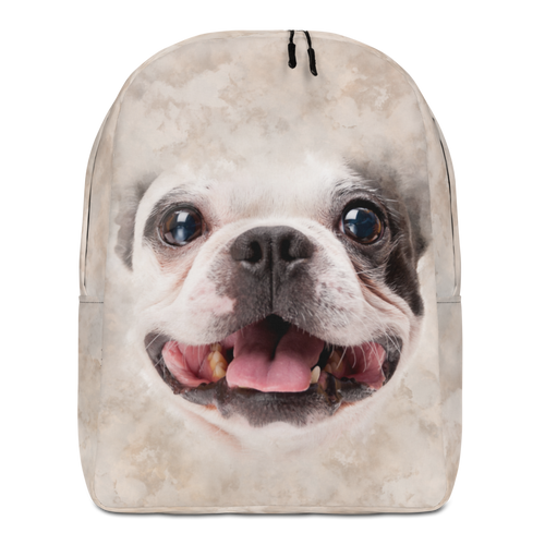 Default Title Boston Terrier Dog Minimalist Backpack by Design Express