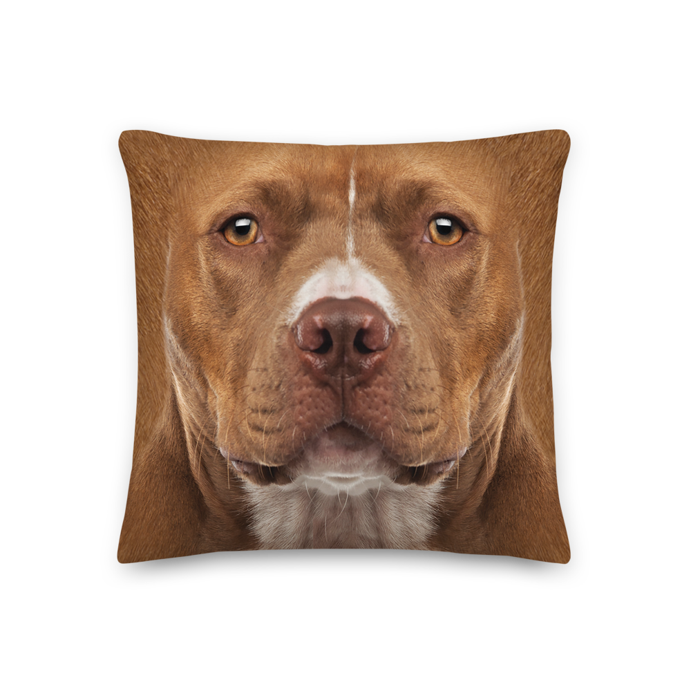 18×18 Staffordshire Bull Terrier Dog Premium Pillow by Design Express