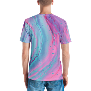 Multicolor Abstract Background Men's T-shirt by Design Express